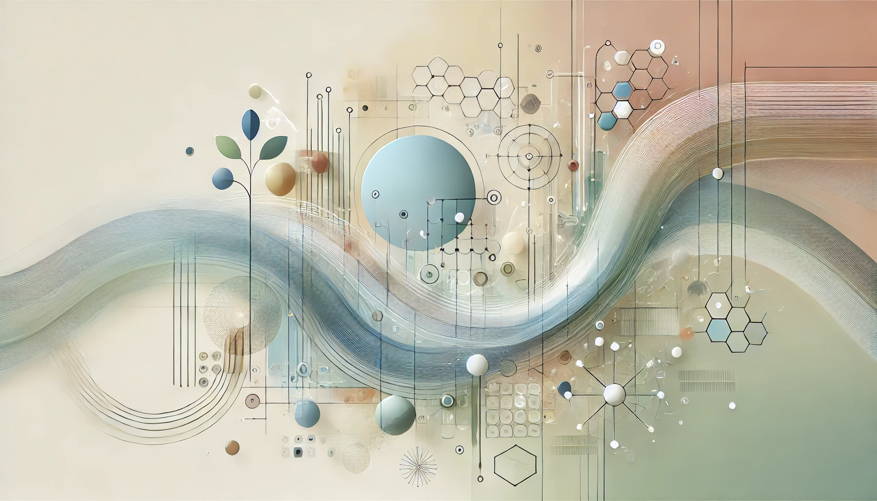 Visual representation of AI and digital transformation technologies